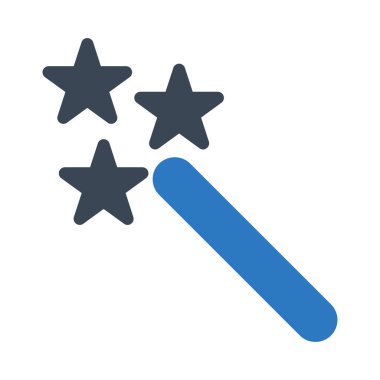 sihirbaz vektör renk simgesi 