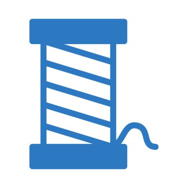 spool vektör renk simgesi 