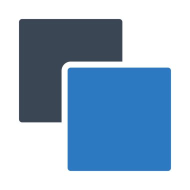 kutu vektör renk simgesi 