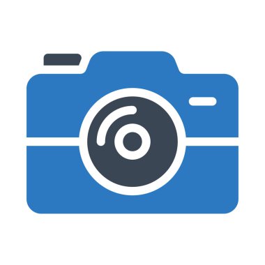 kamera vektörü renk simgesi 