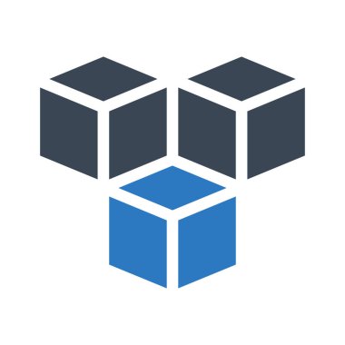 kutu vektör renk simgesi 