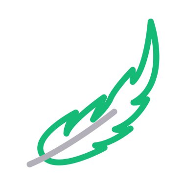 kalem vektör renk çizgisi simgesi 