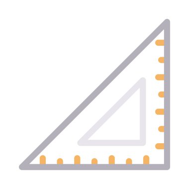 vektör renk çizgisi simgesini ölç 