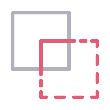 şekil vektör renk çizgisi simgesi