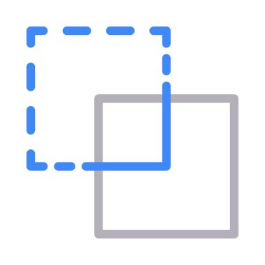 şekil vektör renk çizgisi simgesi