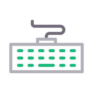 bilgisayar vektörü renk çizgisi simgesi