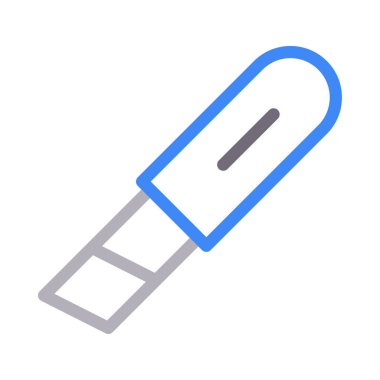 vektör renk çizgi simgesini kes