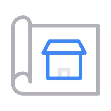 tasarım vektörü renk çizgisi simgesi