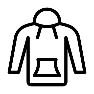 Kumaş vektörü ince çizgi simgesi