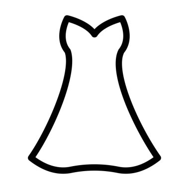 Kumaş vektörü ince çizgi simgesi