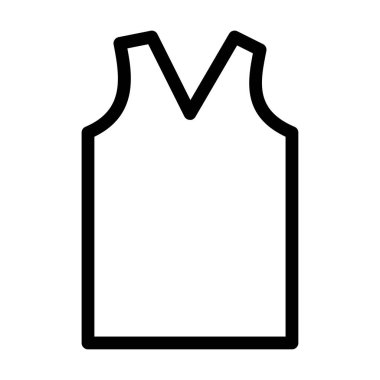 Kumaş vektörü ince çizgi simgesi