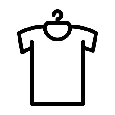 Kumaş vektörü ince çizgi simgesi