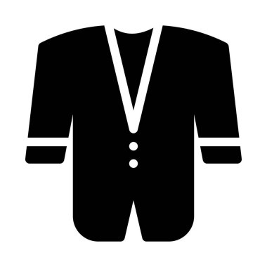 gömlek vektör düz simge