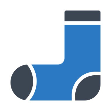 çorap vektörü kabartma renk simgesi