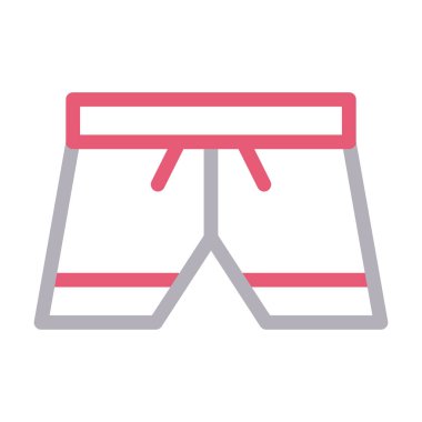 nicker vektör renk çizgisi simgesi