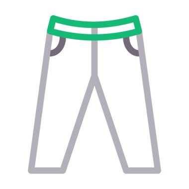 panant vektör renk çizgisi simgesi