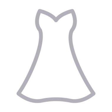 Kumaş vektör renk çizgisi simgesi