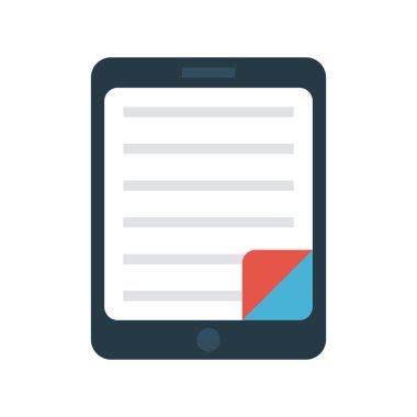 hareketli vektör renk düz simgesi 