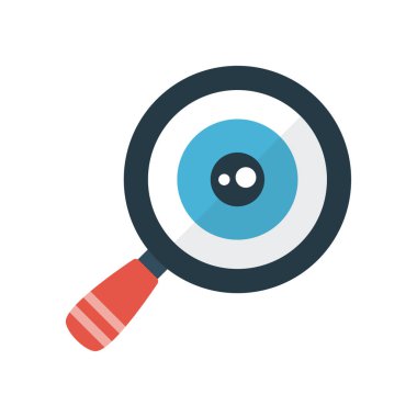 vektör rengi düz simgesi çalışıyor 