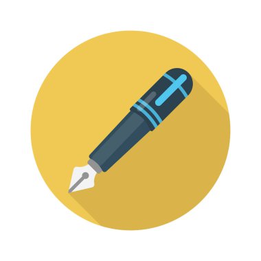 vektör rengi düz simge yaz 