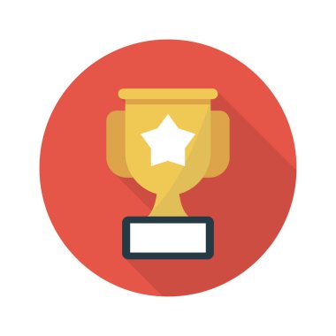 fincan vektörü renk düz simgesi 