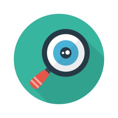 vektör rengi düz simgesi çalışıyor 