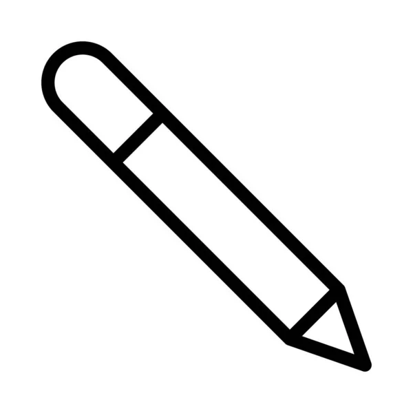 Pen Vector Thin Line Icon — Stock Vector