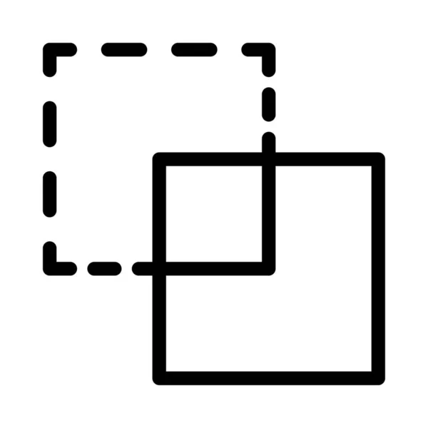 Форма Вектор Тонка Лінія Піктограма — стоковий вектор