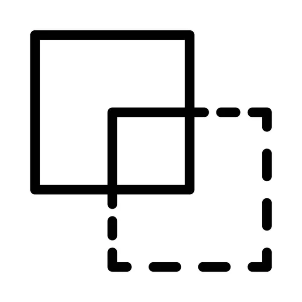 Форма Вектор Тонка Лінія Піктограма — стоковий вектор