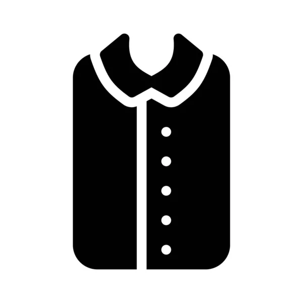 Dress Vector Glyph Flat Icon — 스톡 벡터