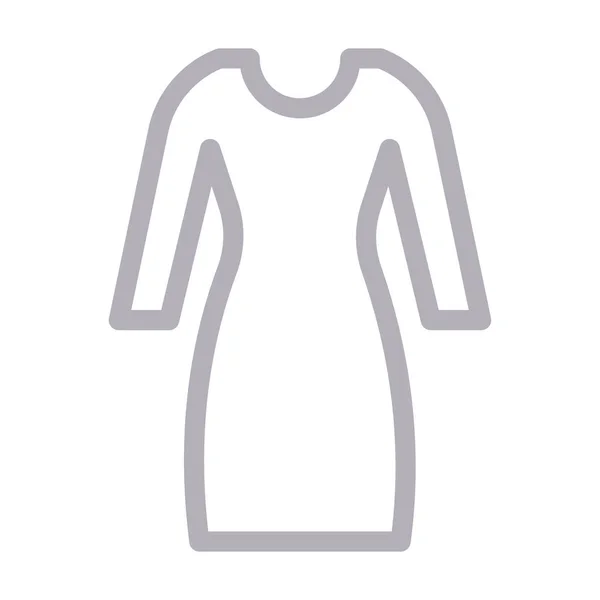 Значок Векторной Линии Одежды — стоковый вектор