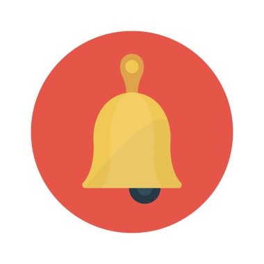 okul vektörü renk düz simgesi 