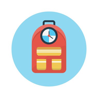 vektör rengi düz simge taşı 