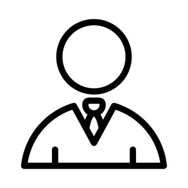 avatar vektörü ince çizgi simgesi 