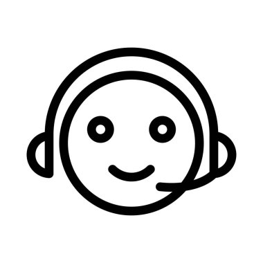 servis vektörü ince çizgi simgesi 