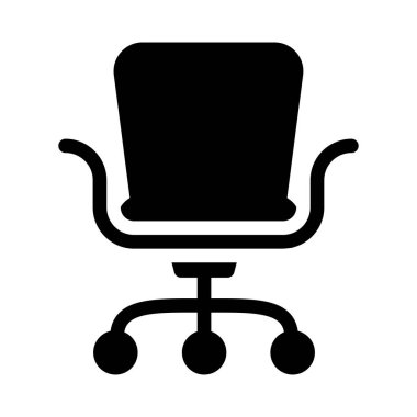 boş vektör glyph düz simgesi
