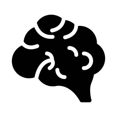 zihin vektör düz simge