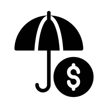 Koruma vektörü simgesi düz simgesi