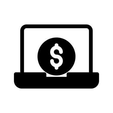 vektör düz simgesini öde