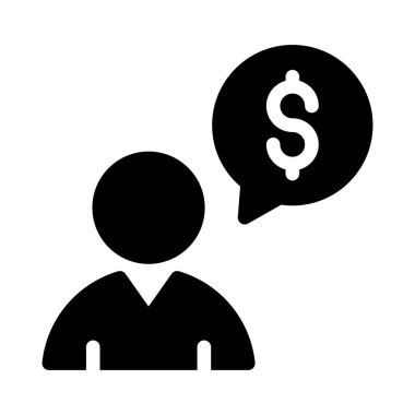 profil vektörü düz simgesi