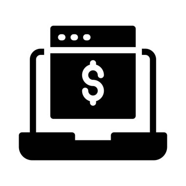 vektör düz simgesini öde