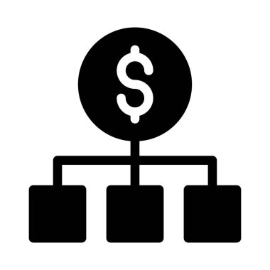 ağ vektörü düz simgesi