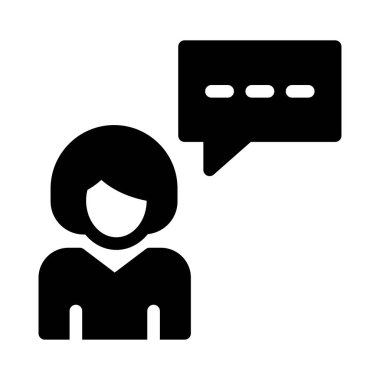 Kadınlar düz simge vektörü