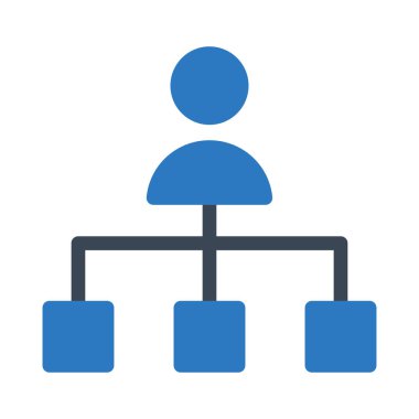 bağlantı vektörü renk simgesi