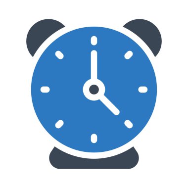 saat vektör renk simgesi