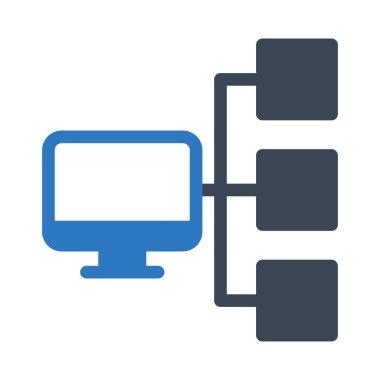 bilgisayar vektörü renk simgesi