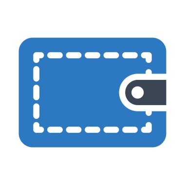 cüzdan vektör renk simgesi