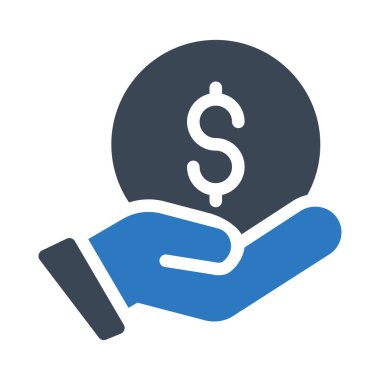 vektör kabartma renk simgesini öde