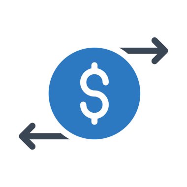 para vektörü renk simgesi