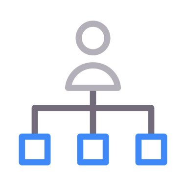 bağlantı vektör renk çizgisi simgesi